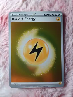 2026 Pokemon Ascended Heroes Basic Energy Lightning #MEE 004 Reverse Holo - Image 1