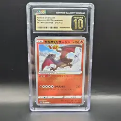 Pokemon Radiant Charizard Vstar Universe 015/072 CGC PRISTINE 10 Japanese - Image 1