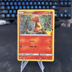 Charmander - 9/25 - Pokemon McDonald's 25th Anniversary Holo 2021 NM - Image 1