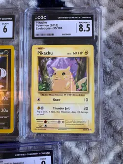 Graded Pokemon Bundle CGC - Pikachu, Vintage Sneasel (Neo Genesis) + - Image 3