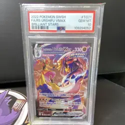 Pokemon 2022 Rapid Strike Urshifu VMAX Full Art TG21 Brilliant Stars Holo PSA 10 - Image 1