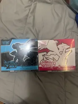 Pokemon Center Black Bolt & White Flare Elite Trainer Box Set 2025 - Image 1