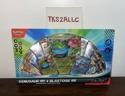 Pokemon TCG Venusaur EX And Blastoise EX Premium Collection Gamestop Exclusive - Image 1