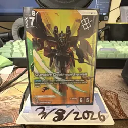[ENGLISH] Gundam Card Game - Gundam Deathscythe Hell - GD03-021 - R+ Rare Winner - Image 1