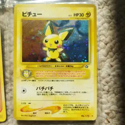 Pokemon Neo Genesis Pichu Card No. 172 Holo Rare Japanese - Image 1