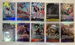 One Piece TCG OP14 SR 10 Cards Lot English - Image 1