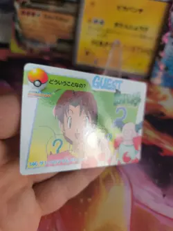 Pokemon Karte Card Carddass vending anime japanese NM Ash Mom Mr Mime Pantimos - Image 4