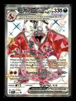 Charizard ex Promo SV: Scarlet & Violet Promo Cards 074 NM - Image 1