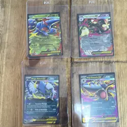 Pokemon Mega Evolution EX Holo Card Lot - Heracross, Lopunny, Absol, Sharpedo - Image 1