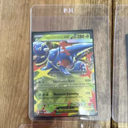 Pokemon Mega Evolution EX Holo Card Lot - Heracross, Lopunny, Absol, Sharpedo - Image 4