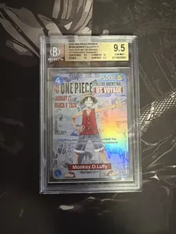 2026 One Piece Monkey D. Luffy College Basketball US VOYAGE Promo Card BGS 9.5 - Image 1