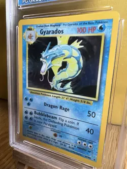 Pokemon Gyarados Holo Card 6/102 Base Set 1999 Rare Graded PG 4 VG-EX - Image 3