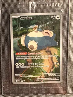 Snorlax 051 SV Scarlet & Violet 151 Pokemon Promo Card *Sealed* - Image 1
