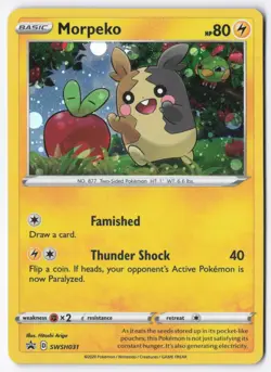 Morpeko Promo SWSH: Sword & Shield Promo Cards SWSH031 NM - Image 1