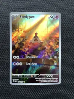 Sandygast 214/193 Illustration Rare Paldea Evolved Pokemon Card NM - Image 1