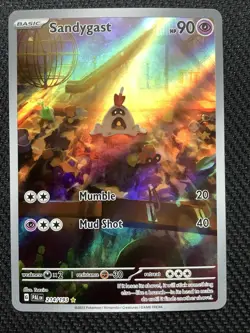 Sandygast 214/193 Illustration Rare Paldea Evolved Pokemon Card NM - Image 2