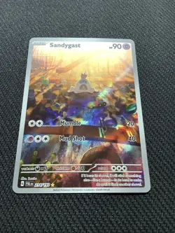 Sandygast 214/193 Illustration Rare Paldea Evolved Pokemon Card NM - Image 3