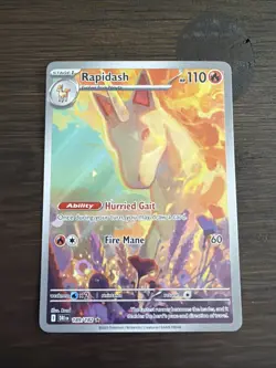 Rapidash IR 189/182 Sv10: Destined Rivals Holo Card 2025 Pokemon TCG NM - Image 1