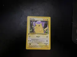 Pikachu German 1st Edition Base Set Pokemon card 58/102-NM+ - Image 1