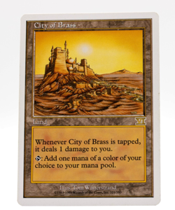 City of Brass 6th Edition Rare Land MTG LP - Image 1