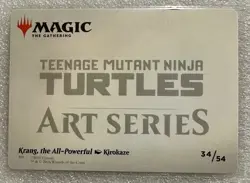 Krang, The All-Powerful - MTG Art Series: Teenage Mutant Ninja Turtles 34/54 - Image 2