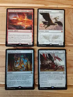 MTG Khans of Tarkir RARE/MYTHIC Lot of 44 Different - FRENCH - NM - Image 3