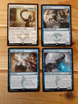 MTG Khans of Tarkir RARE/MYTHIC Lot of 44 Different - FRENCH - NM - Image 5