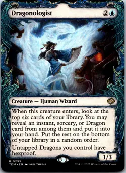 Dragonologist (Showcase) R Tarkir: Dragonstorm 295 MP - Image 1