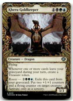 Kheru Goldkeeper (Showcase) U Tarkir: Dragonstorm 313 NM - Image 1