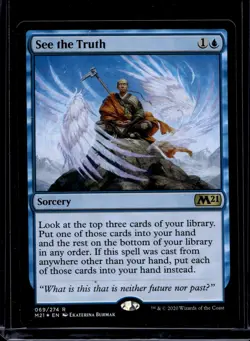 See The Truth NM* FOIL Core Set 2021 M21 ENGLISH 069/274 mtg - Image 1