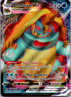 Pokemon Drednaw VMAX 15/73 Champions Path Holo - NM - Image 1