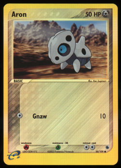 Pokemon 2003 Ex Ruby & Sapphire - Aron - Reverse Holo - 50 - Image 1