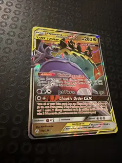 Pokemon TCG Naganadel Guzzlord GX Tag Team 158/236 Cosmic Eclipse English T01 - Image 2