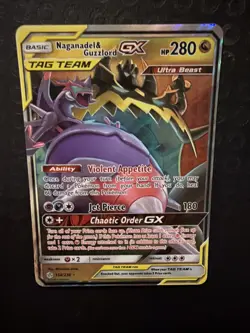 Pokemon TCG Naganadel Guzzlord GX Tag Team 158/236 Cosmic Eclipse English T01 - Image 4