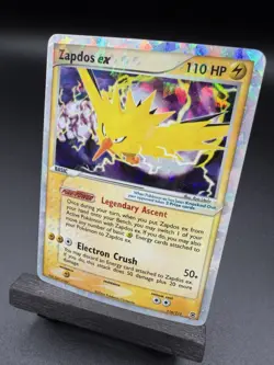 [NM] Pokemon Zapdos EX Fire Red & Leaf Green #116 Cracked Ice Holo Secret Rare - Image 3