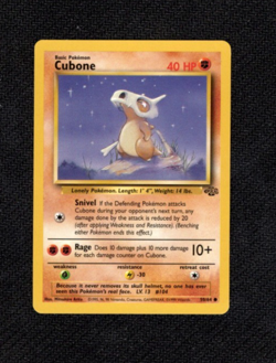 Cubone 50/64 Jungle Regular 1999 Unlimited Pokemon - Image 1