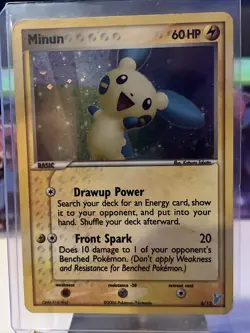 Pokemon TCG Minun EX Trainer Kit 2 6/12 Holo Common HP - Image 1