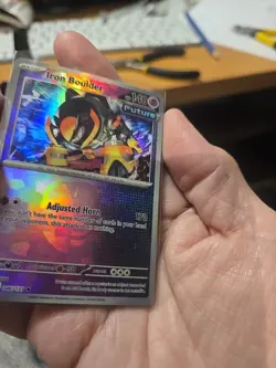 Pokemon Iron Boulder 046/131 Master Ball Prismatic Evolutions - Image 2