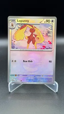 2025 Pokemon Lopunny 084/131 - Prismatic Evolutions - Master Ball Reverse - NM - Image 1