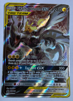 Pikachu & Zekrom GX Tag Team | Pokemon - Lightly Played - Image 1