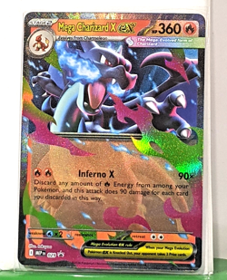 Mega Charizard X ex 029 Me: Mega Evolution Promo Holo NM Pokemon TCG - Image 1