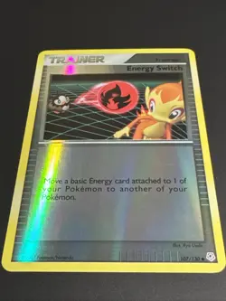Energy Switch - Reverse Holo - 107/130 Diamond & Pearl - Pokemon TCG - 2007 NM - Image 2