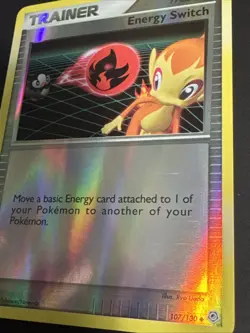 Energy Switch - Reverse Holo - 107/130 Diamond & Pearl - Pokemon TCG - 2007 NM - Image 4