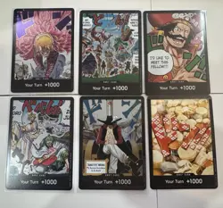 One Piece 6 Don Cards Lot English - Image 1