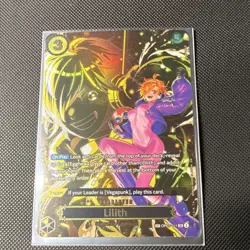 FOIL Bandai One Piece CCG Lilith SP Full Art Character OP07-111 - Image 1