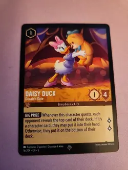 Disney Lorcana Daisy Duck - Donald's Date 16/204 Shimmering Skies N/M - Image 1