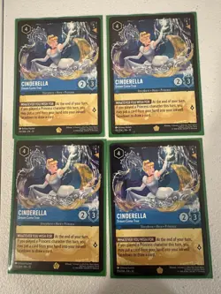 Disney Lorcana Cinderella Dream Come True 155/204 non foil x4 - Image 1