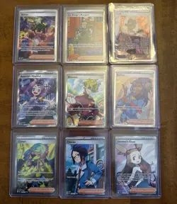 Pokemon Card SIR And Full Art Trainer Lot - Image 1