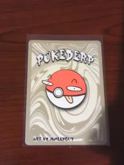 Pokederp Halloween Zombie Muddy Holo Mudkip 9/36 Custom Derpy Card - Image 3