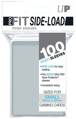 100 Ultra Pro Fit Small Size Side Load Card Inner Sleeve Double 60x87 Perfect - Image 1